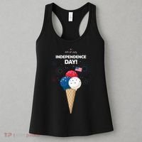 Independence Day Ice Cream Red White And Blue Women's Tank Top thumb 3