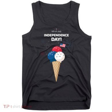 Independence Day Ice Cream Red White And Blue Tank Top