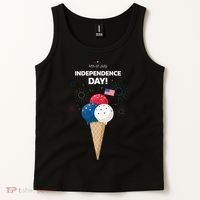 Independence Day Ice Cream Red White And Blue Tank Top thumb 2