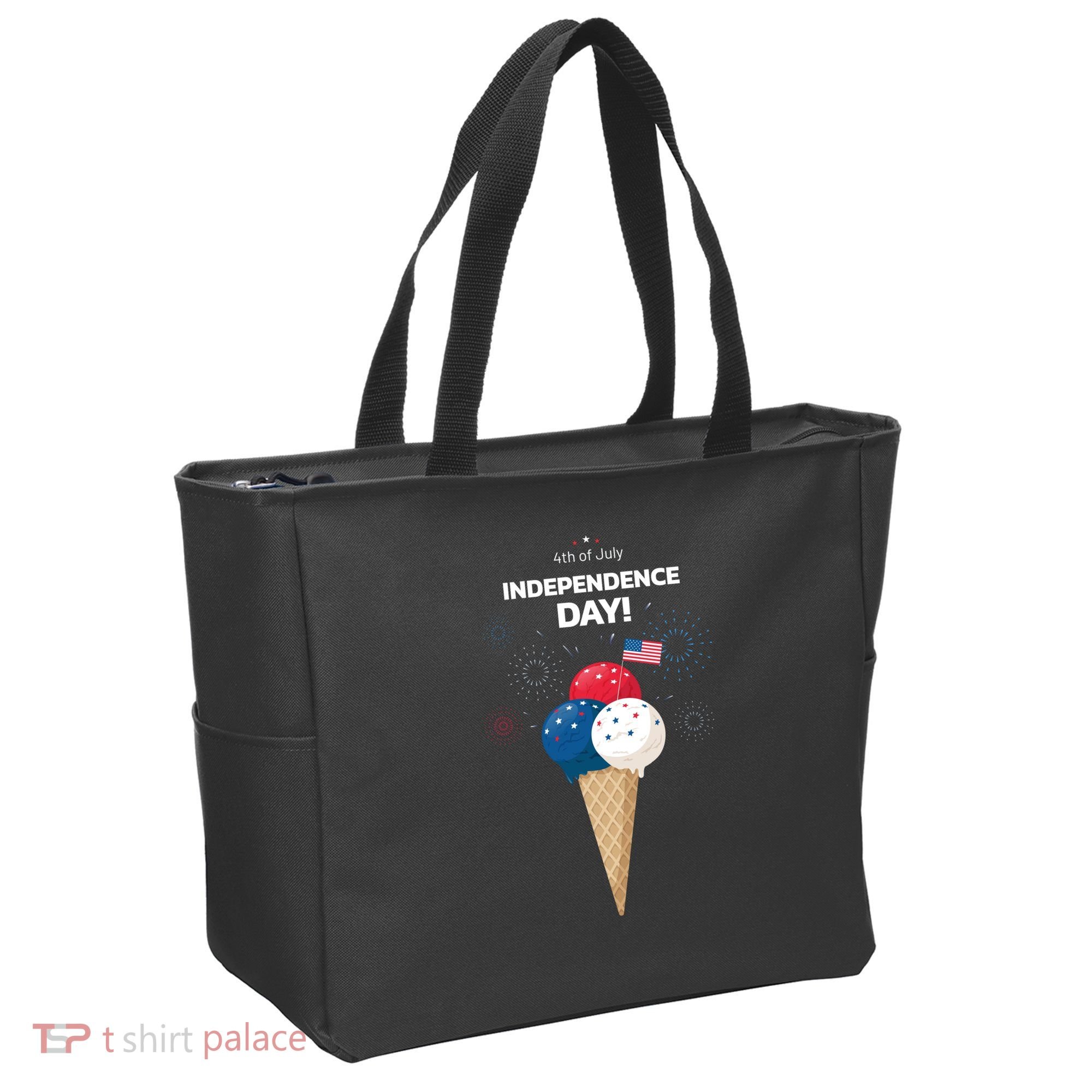 Independence Day Ice Cream Red White And Blue Tote Bag