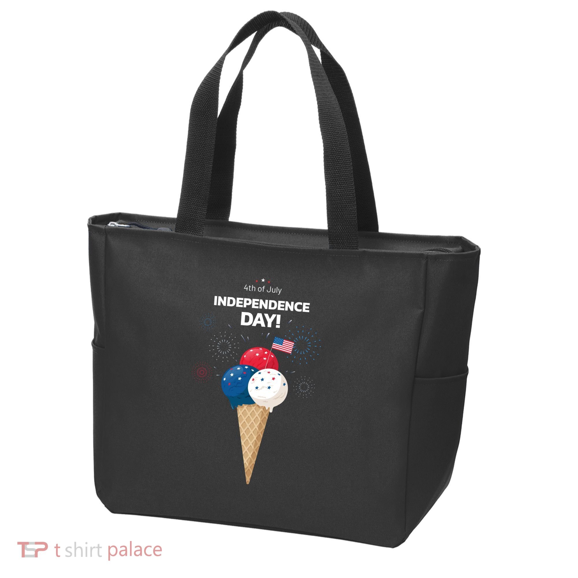 Independence Day Ice Cream Red White And Blue Tote Bag