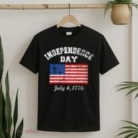 Independence Day July 4 1776 Vintage T-Shirt thumb 2