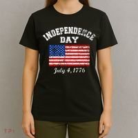 Independence Day July 4 1776 Vintage T-Shirt thumb 4