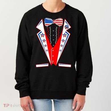Independence Day USA Tuxedo Tux Women's Sweatshirt