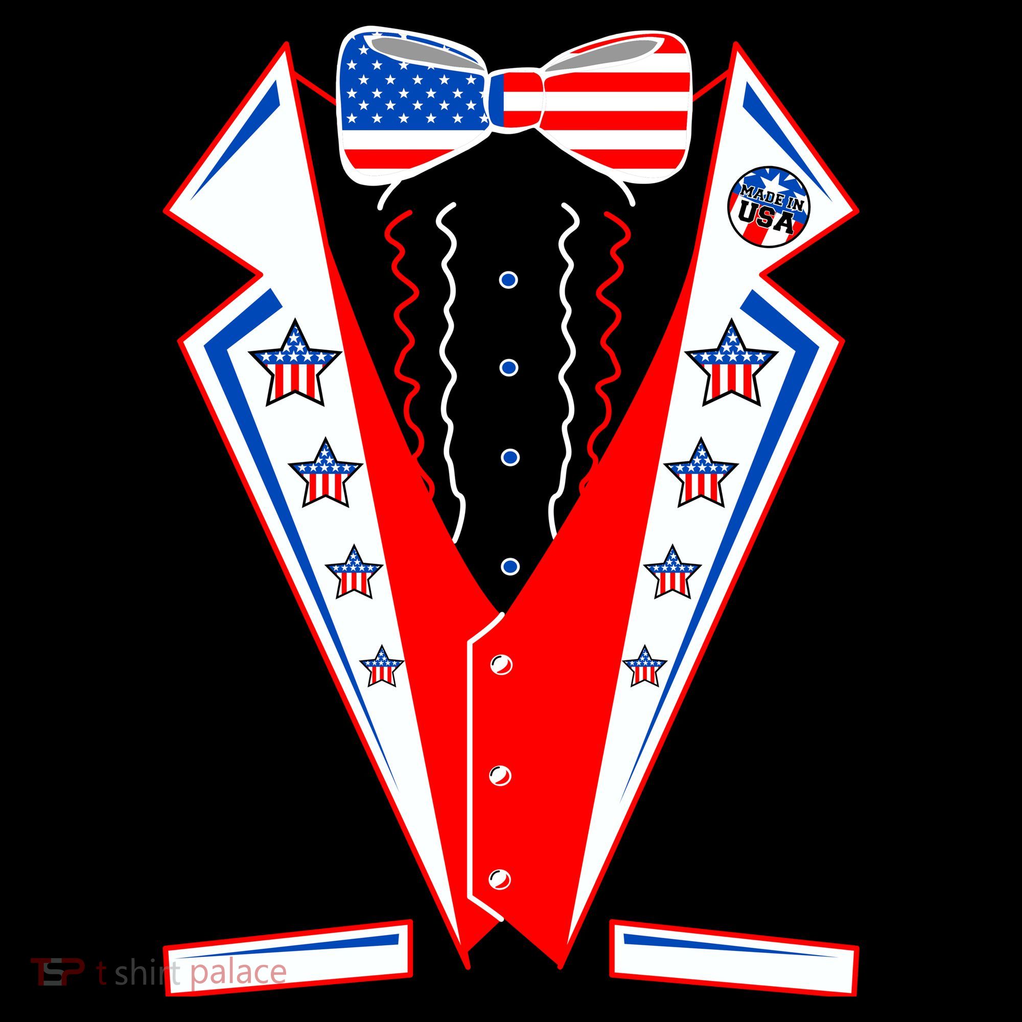 Independence Day USA Tuxedo Tux Sweatshirt