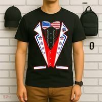Independence Day USA Tuxedo Tux T-Shirt thumb 6