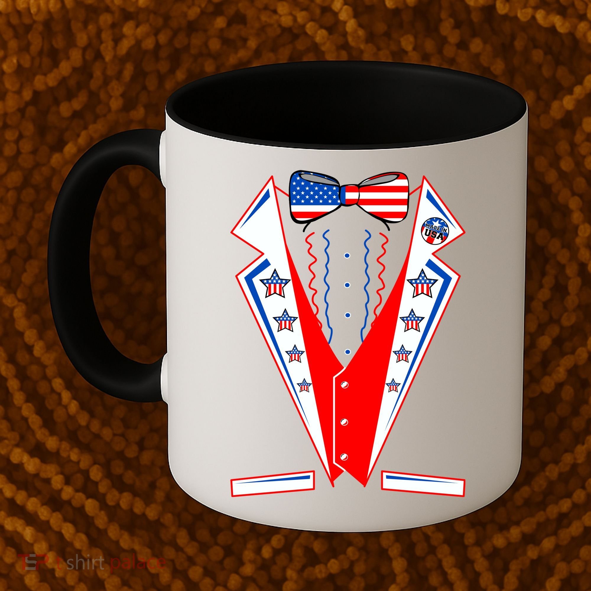 Independence Day USA Tuxedo Tux Coffee Mug