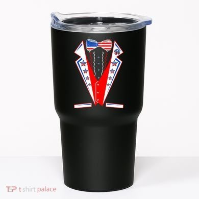 Independence Day USA Tuxedo Tux Tumbler