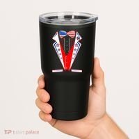 Independence Day USA Tuxedo Tux Tumbler thumb 2