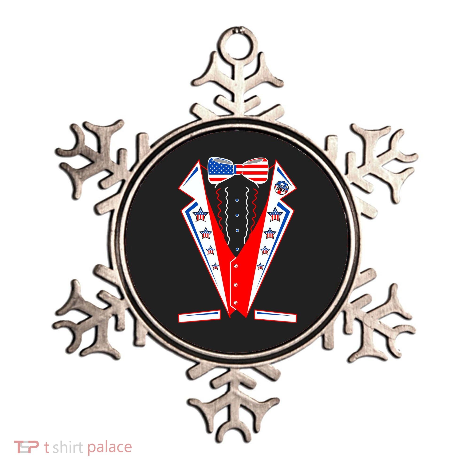 Independence Day USA Tuxedo Tux Ornament