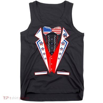 Independence Day USA Tuxedo Tux Tank Top