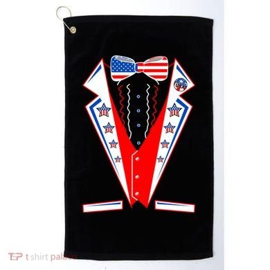 Independence Day USA Tuxedo Tux Golf Towel