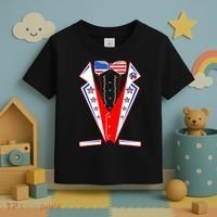 Independence Day USA Tuxedo Tux Toddler T-Shirt thumb 3