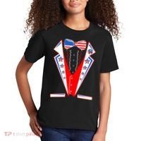 Independence Day USA Tuxedo Tux Kids T-Shirt thumb 2