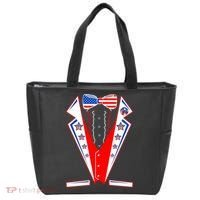 Independence Day USA Tuxedo Tux Tote Bag thumb 0