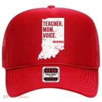 Indiana Teachers Red For Ed Mom Voice Hat thumb 0