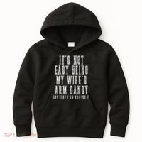 It's Not Easy Being My Wife's Arm Candy Kids Hoodie thumb 0