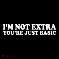 Im Not Extra Youre Just Basic Funny Gift Hoodie thumb 7