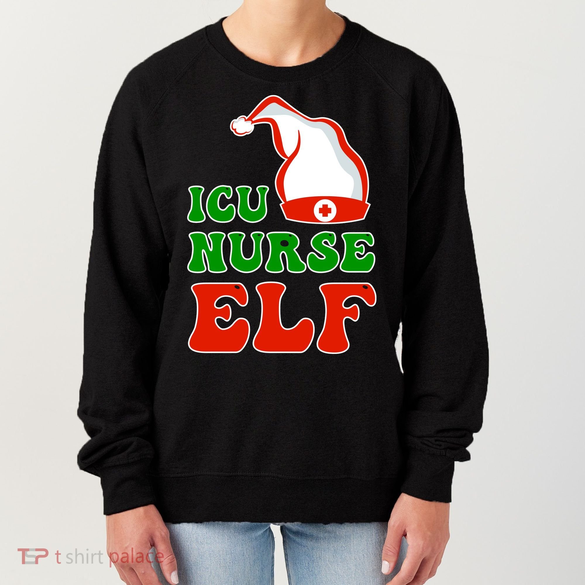 ICU Nurse Elf Women's Sweatshirt