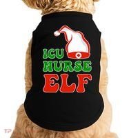 ICU Nurse Elf Doggie Tank thumb 0