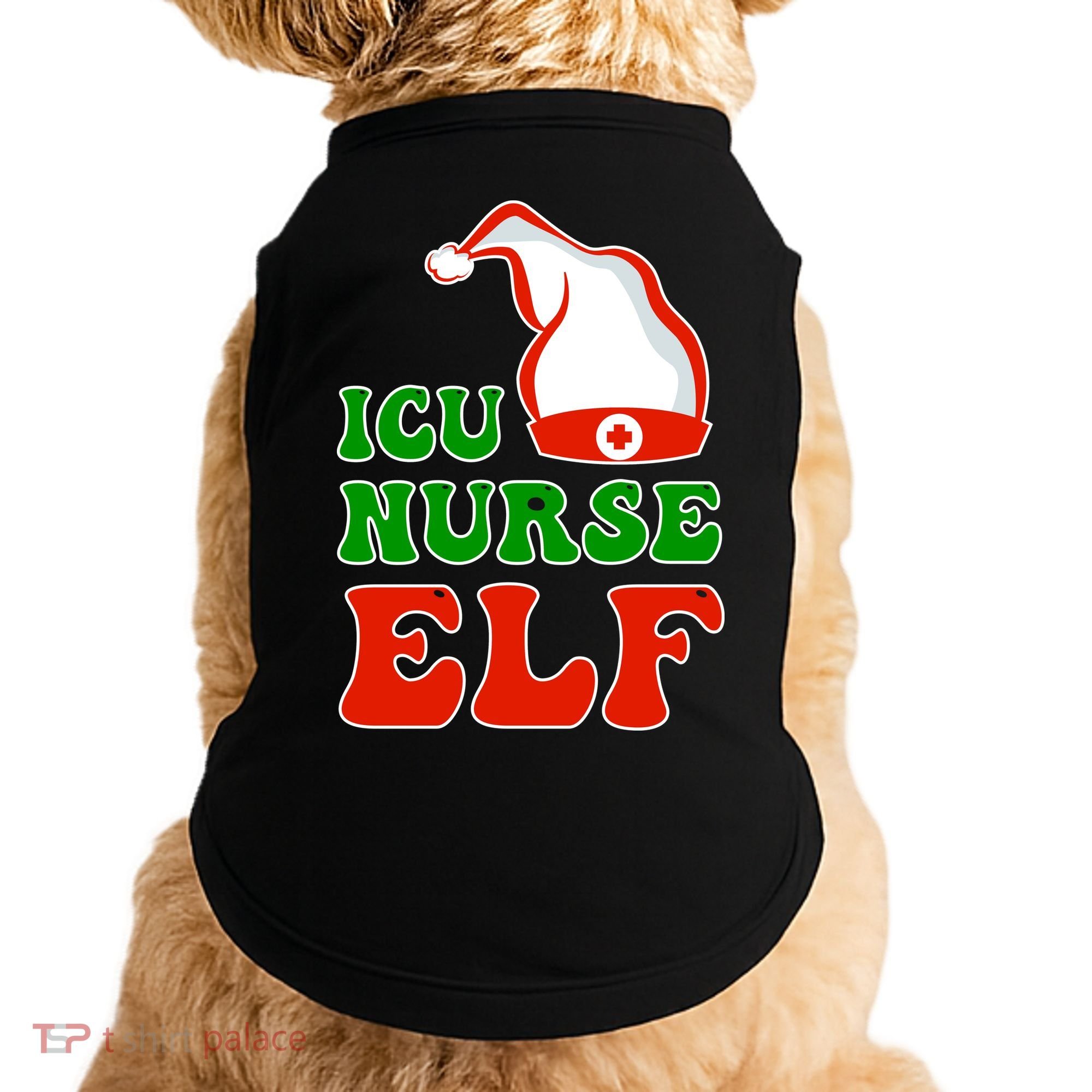 ICU Nurse Elf Doggie Tank