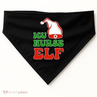 ICU Nurse Elf USA-Made Doggie Bandana
