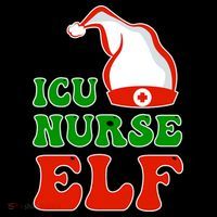 ICU Nurse Elf USA-Made Doggie Bandana thumb 2