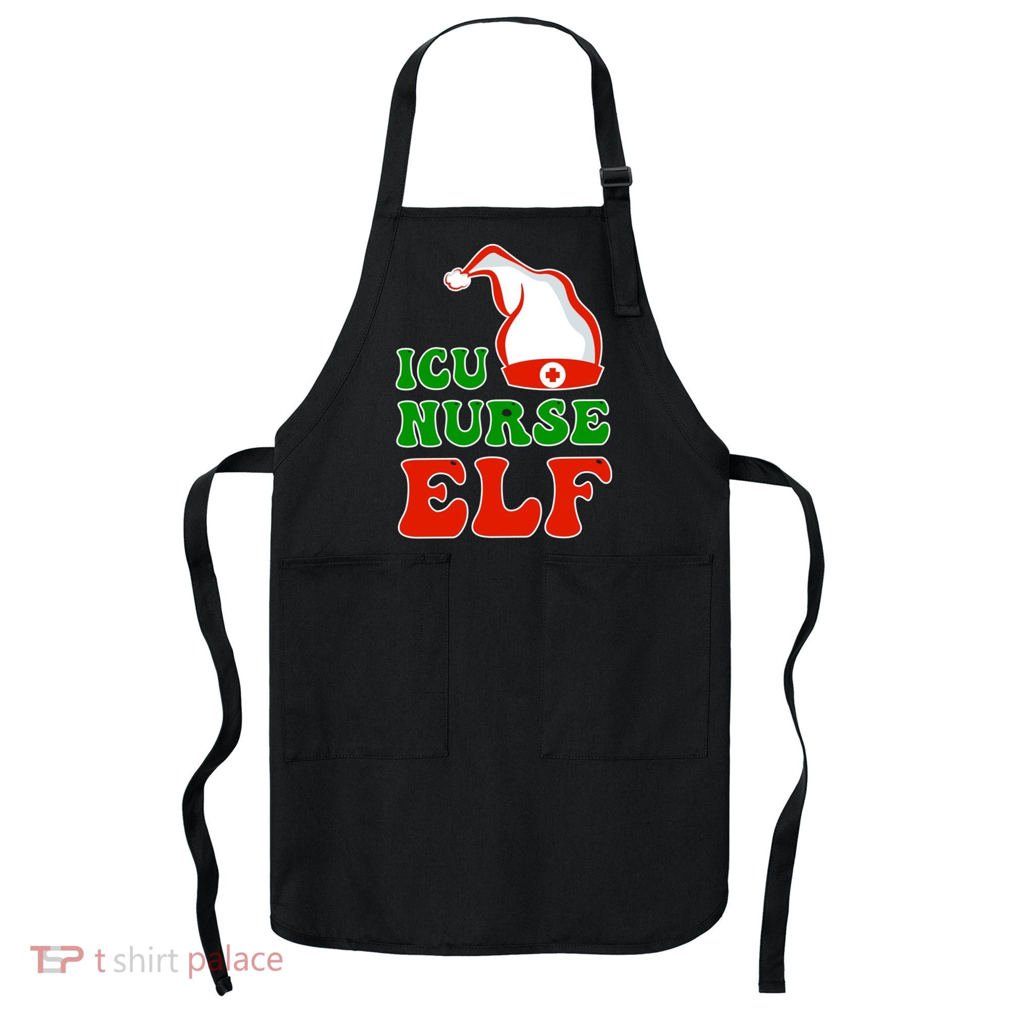ICU Nurse Elf Apron
