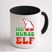 ICU Nurse Elf Coffee Mug thumb 1