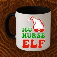 ICU Nurse Elf Coffee Mug thumb 2
