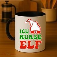 ICU Nurse Elf Coffee Mug thumb 4