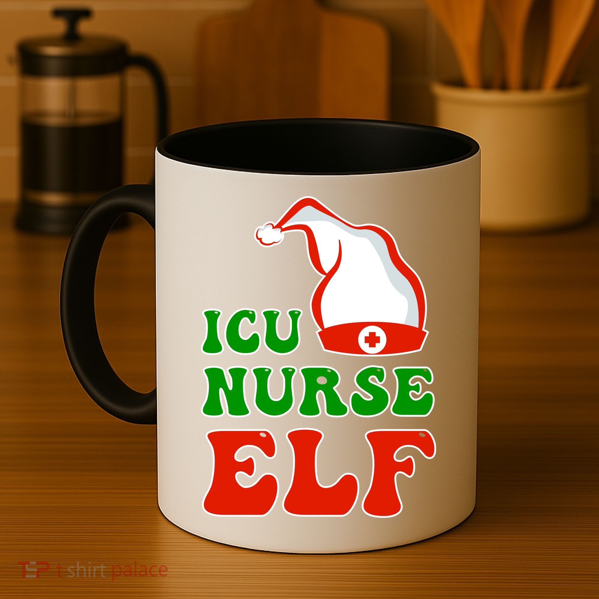 ICU Nurse Elf Coffee Mug