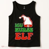 ICU Nurse Elf Tank Top thumb 2