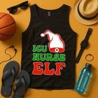 ICU Nurse Elf Tank Top thumb 4