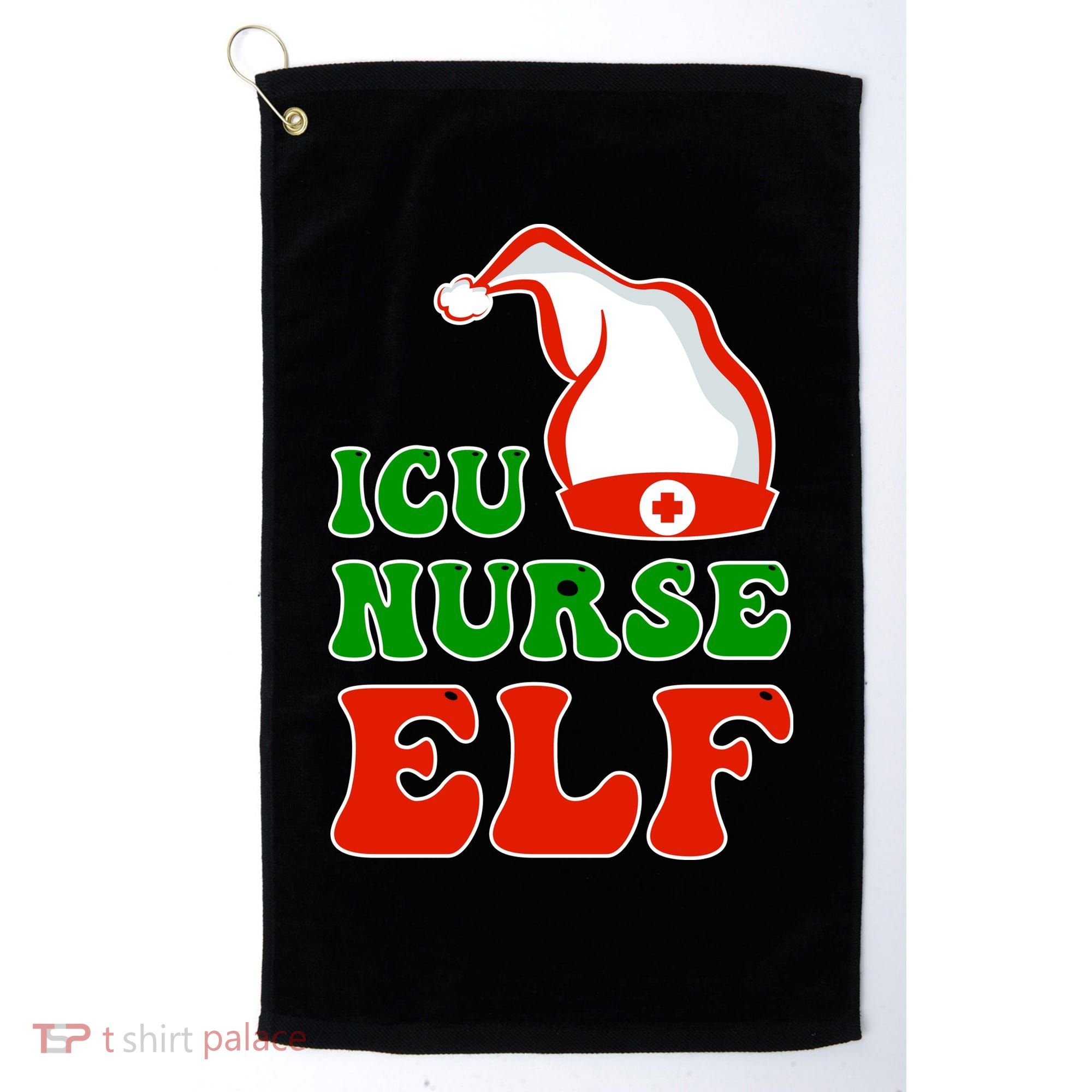 ICU Nurse Elf Golf Towel