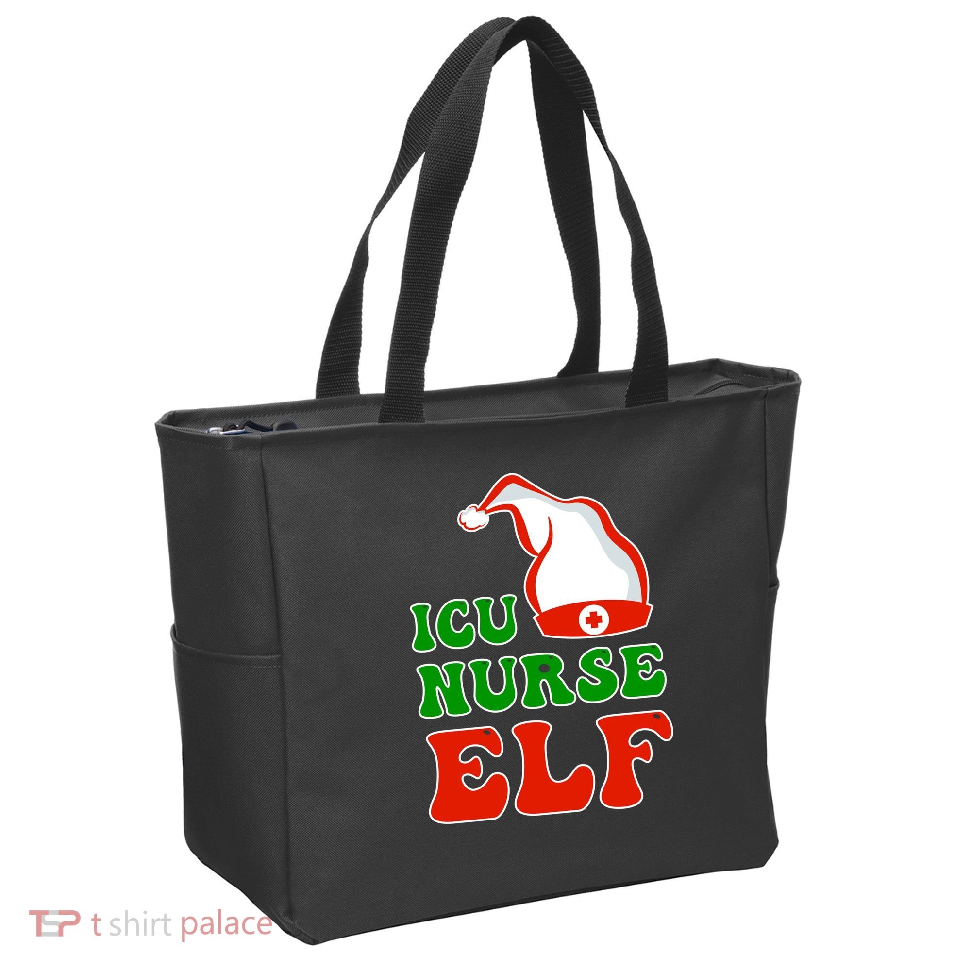 ICU Nurse Elf Tote Bag