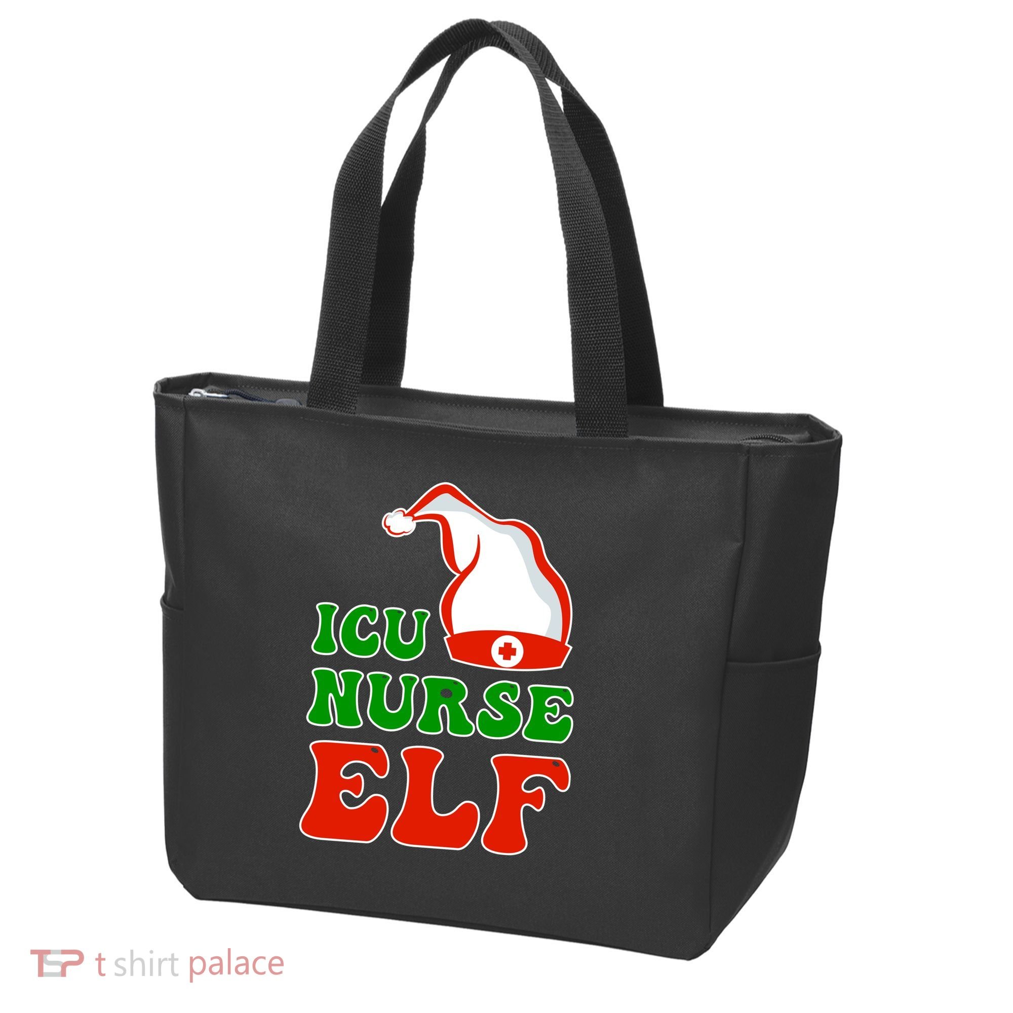 ICU Nurse Elf Tote Bag
