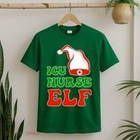 ICU Nurse Elf T-Shirt thumb 2