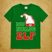 ICU Nurse Elf T-Shirt thumb 5