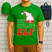 ICU Nurse Elf T-Shirt thumb 6