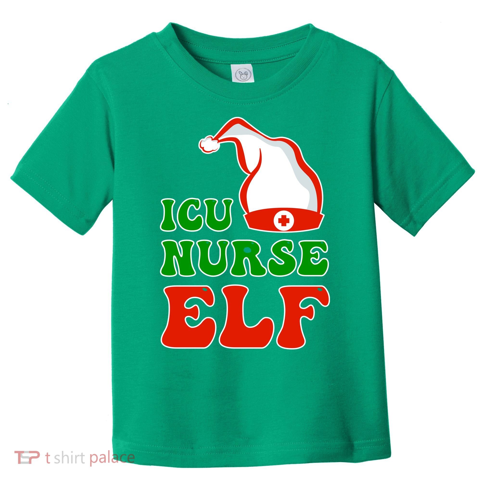 ICU Nurse Elf Toddler T-Shirt
