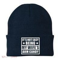 It's Not Easy Being My Wife's Arm Candy Beanie thumb 0