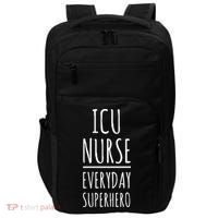 ICU Nurse Everyday Superhero National Nurses Day Impact Tech Backpack thumb 0