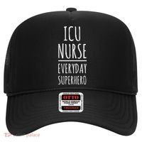 ICU Nurse Everyday Superhero National Nurses Day Hat thumb 0