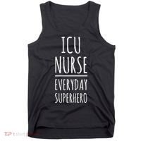 ICU Nurse Everyday Superhero National Nurses Day Tank Top thumb 0