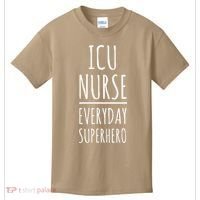 ICU Nurse Everyday Superhero National Nurses Day Kids T-Shirt thumb 0