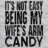 Its Not Easy Being My Wifes Arm Candy The Baniff Cuffed Pom Beanie thumb 2