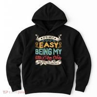 Its Not Easy Being My Wifes Arm Candy But Here I Am Nailin Hoodie thumb 0