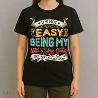 Its Not Easy Being My Wifes Arm Candy But Here I Am Nailin T-Shirt thumb 4