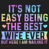 ItS Not Easy Being The Best Wife Ever Hat thumb 2